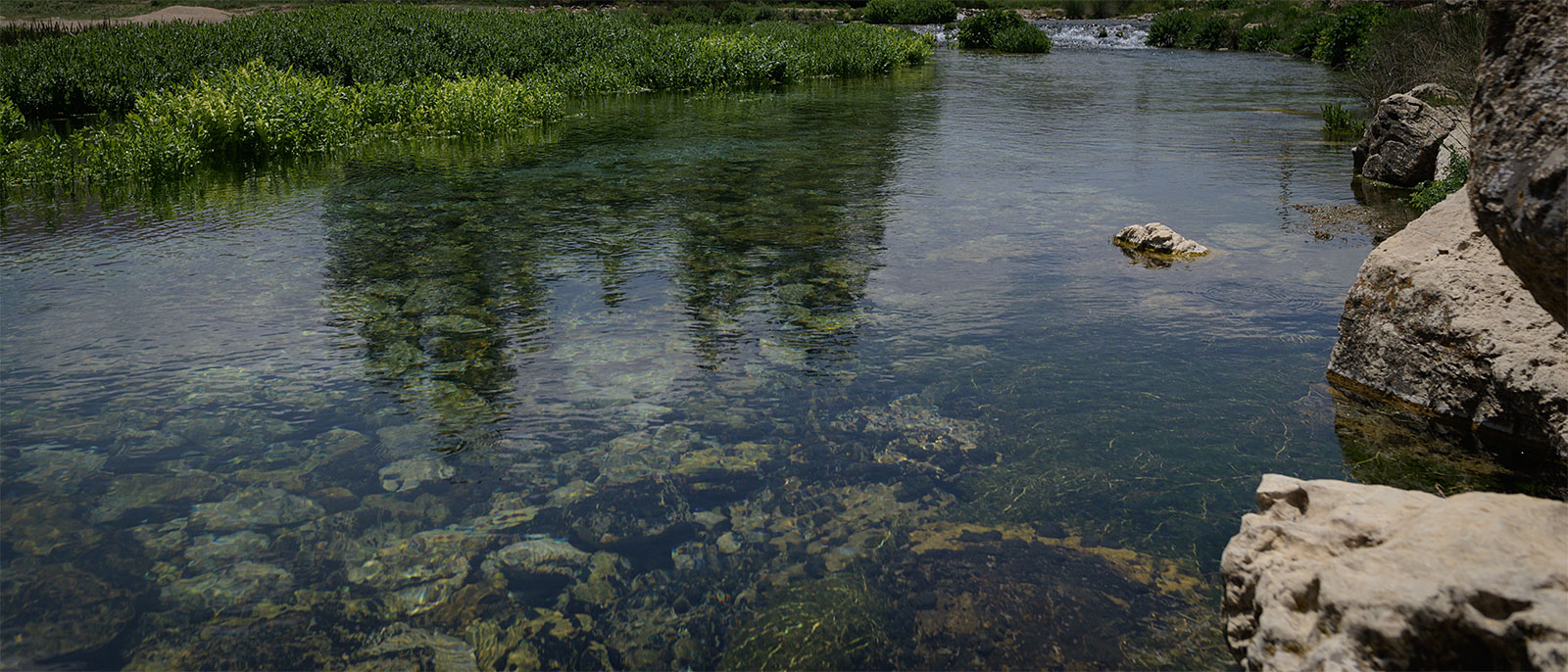 Spring Zayande Rud River